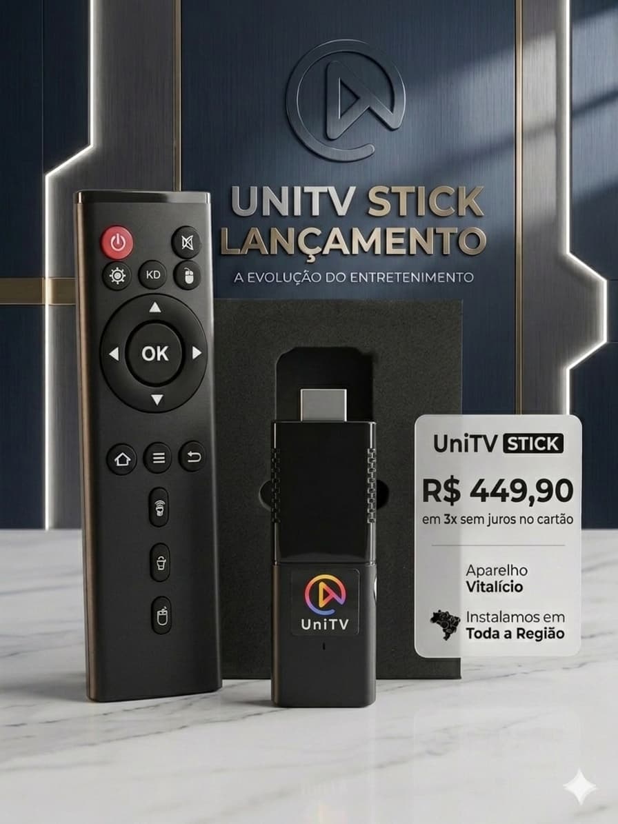 Unitv Stick Lançamento 2026 (VITALICIO)